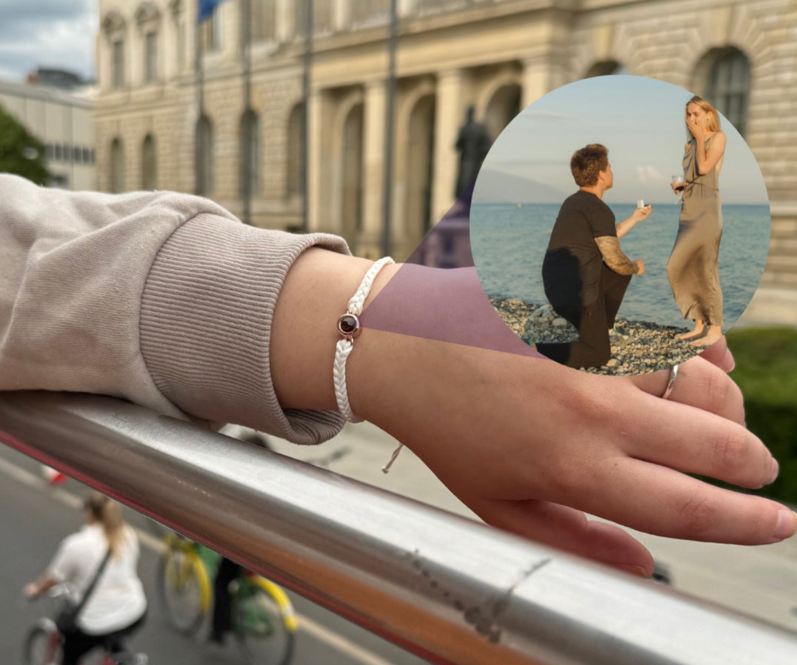 Erinnerungsarmband Handgefertigt mit eigenem Bild